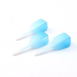 Feathers Flights Darts Cuesoul Ground Ak5 Gradation Blue Slim M Csak-52scjb