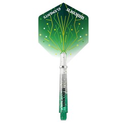 Flossen Gripper 4 Elements Thunderstorm Unicorn Darts Pack Grün 74707