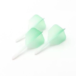 Feathers Flights Darts Cuesoul Ground Ak5 Gradation Light Green Shape L Csak-53ljb