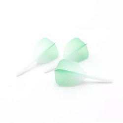 Feathers Flights Darts Cuesoul Ground Ak5 Gradation Light Green Shape L Csak-53ljb