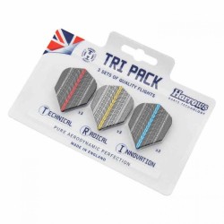 Feathers Tri Pack Harrows Supergrip