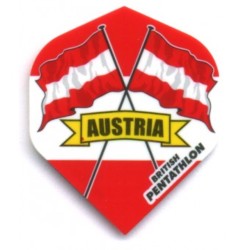 Feathers Pentathlon Standard Flag of Austria 2426