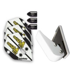 Whizlock system drill Winmau Darts Flight Punch 8365