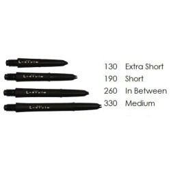L-style L-shaft rods Laro Carbon Locked Straight 130 26mm Laro-crbn-130