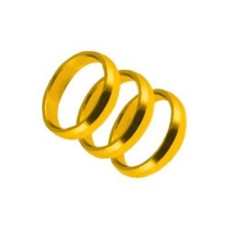 Klips Supergrip Ringe Gold Harrows Darts 3 Einheiten