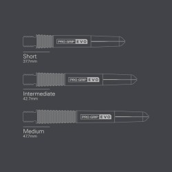 Weizen Target Pro Grip Evo Medium Schwarz (47.7mm) 380078