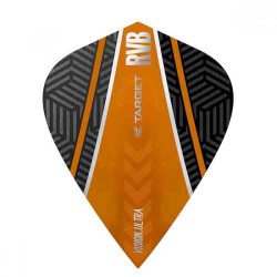 Feathers Target Darts Rvb vision ultra b orange curve kite 332060