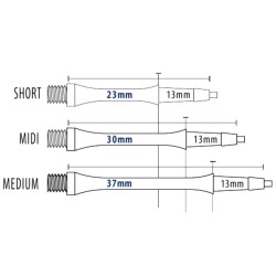 Canes Harrows Clic White Short (23mm)