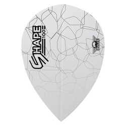 Feathers Bulls Darts Shaping 100 White Pear Bu-50930