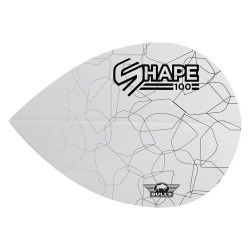 Feathers Bulls Darts Shaping 100 White Pear Bu-50930