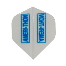 Plumas Amerithon Standard Logotipo Transparente Azul 3298