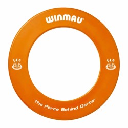 Dartboard umringt Orange Winmau Darts Bdo 4411