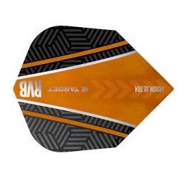 Plumas Target Darts Visão Ultra Rvb B Curva Laranja 331540