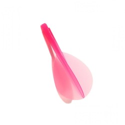 Feathers Condor Flights Pink Oval/pear short 21.5mm Three of you.