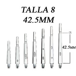 Stäbe Fit Shaft Gear Normal Locked Schwarz (fest) Größe 8