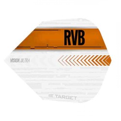 Feathers Target Darts Rvb Vision Ultra white orange 332000