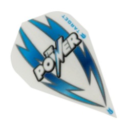 Feathers Target Pro 100 steam white blue arc bolt 330040