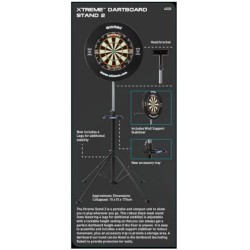 Support Diana Winmau Xtreme Darboard Stand 2 (not including Diana or Surround) 4020