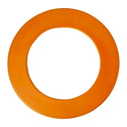 Dartboard umringt Plain Orange Winmau Darts 4408