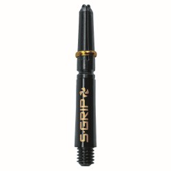 Canes Harrows Supergrip Spin Short Black gold 35mm