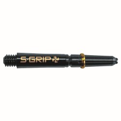Canas Harrows Supergrip Spin Short Negras Ouro 35mm