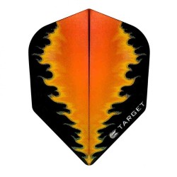 Feathers Target Darts No 6 Vision black orange fire 300800