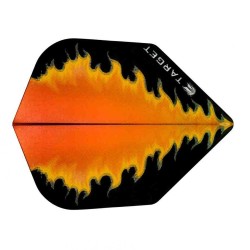 Feathers Target Darts No 6 Vision black orange fire 300800