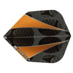 Feathers Target Darts Pro 100 vision orange twin sail number 300710