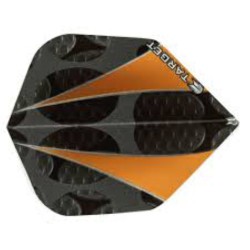 Plumas Target Darts Pro 100 Vision Laranja Twin Sail Número 300710