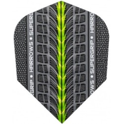 Harrows feathers Standard Supergrip Green 1703