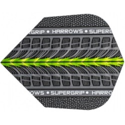 Harrows feathers Standard Supergrip Green 1703