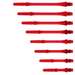 Cañas Fit Shaft Gear Slim Fija Tranparente Rojo Talla 2