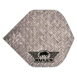 Plumas Bulls Darts Powerflite Checker Prata Bu-50838