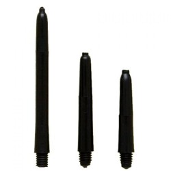 Pack 50 Nylon short (35mm) black canes