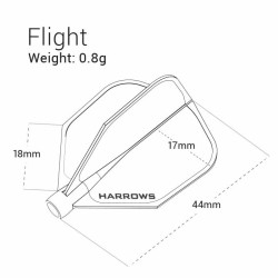 Schlagzeilen Harrows Clic Standard Smoke