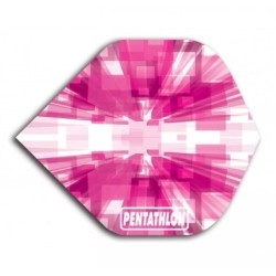 Plumas Pentathlon Standard Star Burst Pink Pent-171