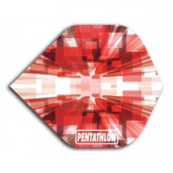 Plumas Pentathlon Standard Star Burst Red Pent-173