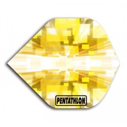 Feathers Pentathlon Standard star burst yellow pent-172