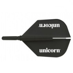 Feathers Unicorn Darts Xflights body black 9811