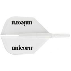 Plumas Unicorn Darts Xflights Corpo Branco 09814