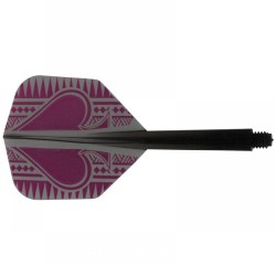 Feathers Condor Flights Spade Ass Purple Short three Uds.