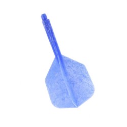 Plumas Condor Voos Azul Marble Shape Curto 21.5mm Três de vocês.