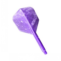 Feathers Condor Flights Purple Marble Shape Short 21.5mm Three of you.