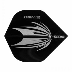 Feathers Target Darts Standard Ultra Black No 2 with the logo 331500