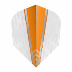 Feathers Target Darts It's called Vision Ultra White Wing Orange No6 331590