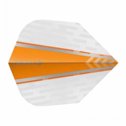Feathers Target Darts It's called Vision Ultra White Wing Orange No6 331590