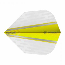 Fülle Target Darts Vision Ultra Weiß Wing Gelb Nr. 6 331620