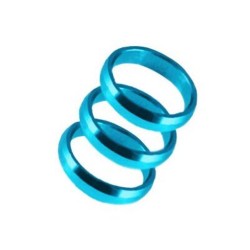 Klippe Supergrip Ringe Blau Harrows Darts 3 Einheiten