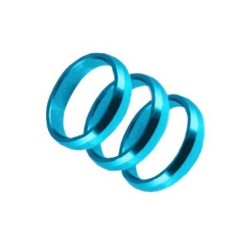 Klippe Supergrip Ringe Blau Harrows Darts 3 Einheiten