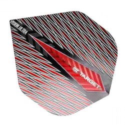 Plumas Target Darts Vision Ultra Quartz Std No2 Roja  331750